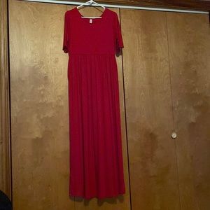 Zenana Outfitters XLRed dress